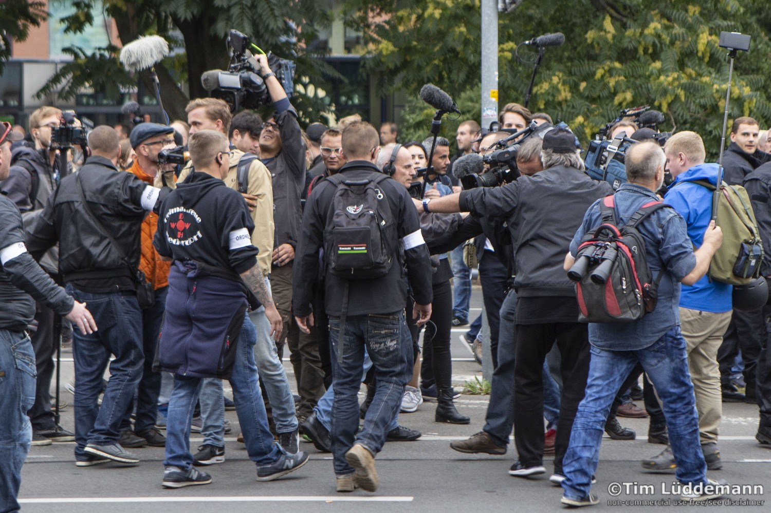 Geweld tegen journalisten neemt toe, vooral in Saksen