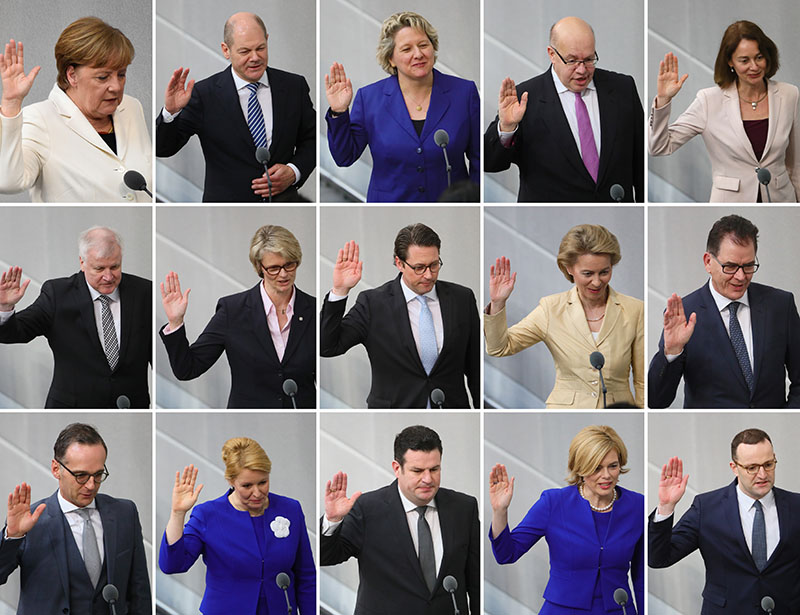 De ministers van Merkel-IV