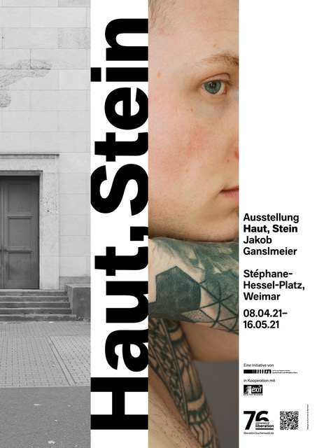 Tentoonstellingposter 'Haut, Stein' 