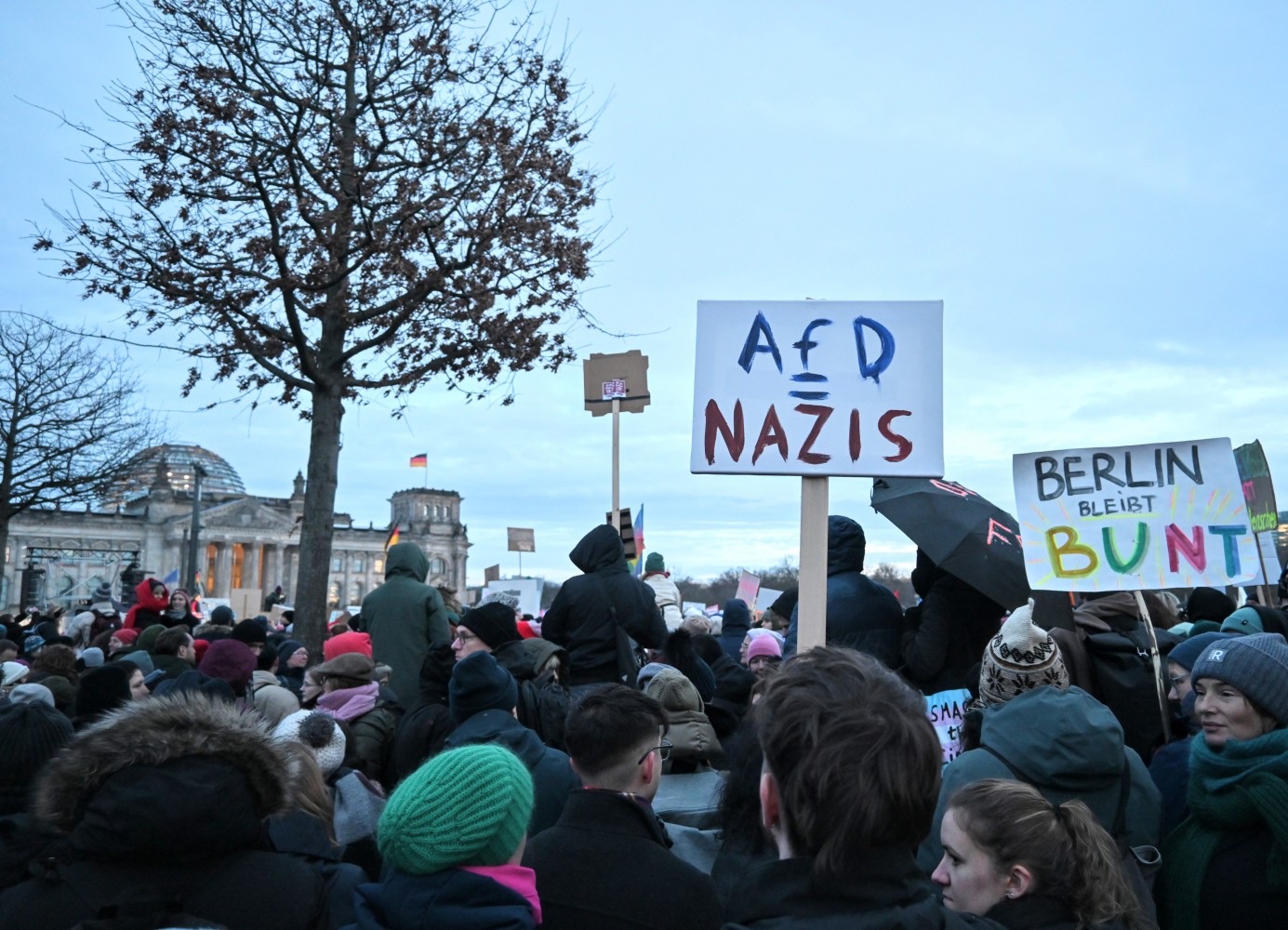 Demonstranten in Berlijn, 21 januari 2023. Foto: Lynn Stroo