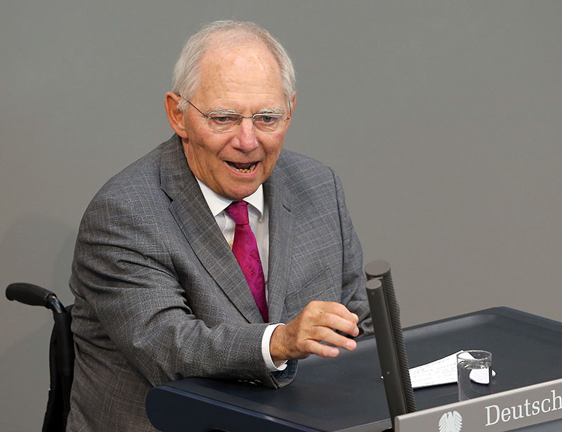 Wolfgang Schäuble gaat gewoon door
