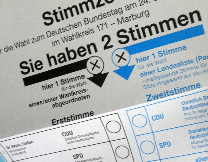 Abstimmungsformat für die Bundestack-Wahl.  Bild: Wiki / Bloommel 1 / cc