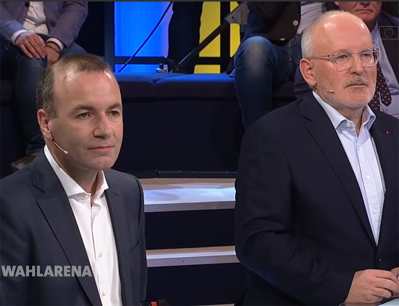 Timmermans en Weber behendig in debat