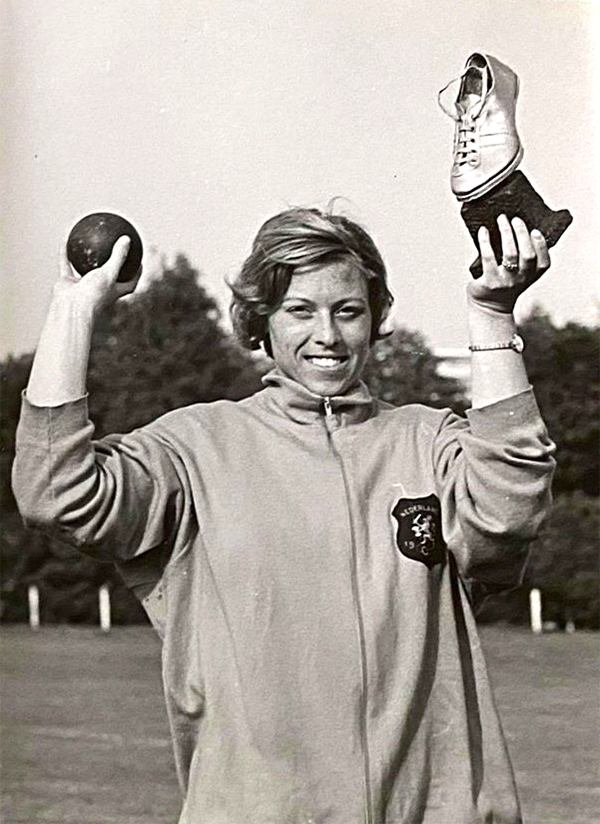 Van Noorduijn won de internationale atletiekwedstrijd de Gouden Spike in 1967. Afb.: Archief Van Noorduijn