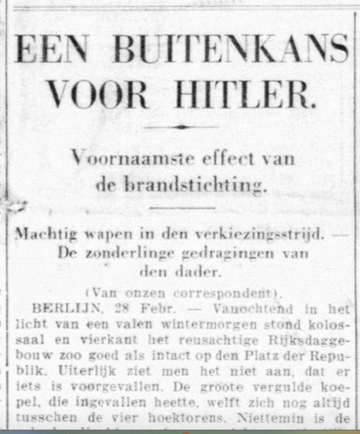 Fragment Telegraaf 28-2-1933 via delpher.nl