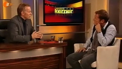 Johannes B. Kerner met Dieter Bohlen. Afbeelding: www.youtube.com