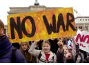 Een demonstratie tegen de oorlog in Irak in Berlijn, 2003. Afbeelding: Presse- und Informationsamt der Bundesregierung