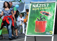Demonstratie tegen nazis in 2012. Afb.: dpa/pict.-all.