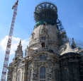 De wederopbouw van de Frauenkirche. Afbeelding: Mishkabear, www.flickr.com