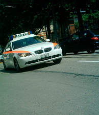 Duitse politieauto. Afbeelding: Viernullvier, www.flickr.com