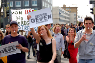 Studentenprotest in Hessen in 2006. Afbeelding: SFG, www.flickr.com