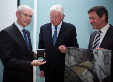Van Rompuy, Wim Kok en Ton Nijhuis (DIA). Afb.: Peter van Beek