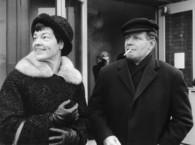 Helmut Schmidt en zijn vrouw Hannelore in 1968. Afb: DPA/Picture Alliance 