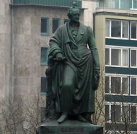 Standbeeld Goethe in zijn geboortestad Frankfurt. Afb.: Duitsland Instituut Amsterdam