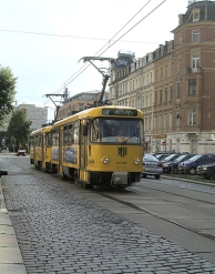 Dresden heeft vele tramverbindingen. Afbeelding: pabloest, www.flickr.com